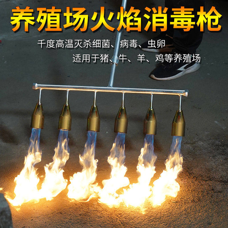 火焰喷枪消毒火枪液化气多头喷火枪烧毛养殖场猪舍猪圈喷火器