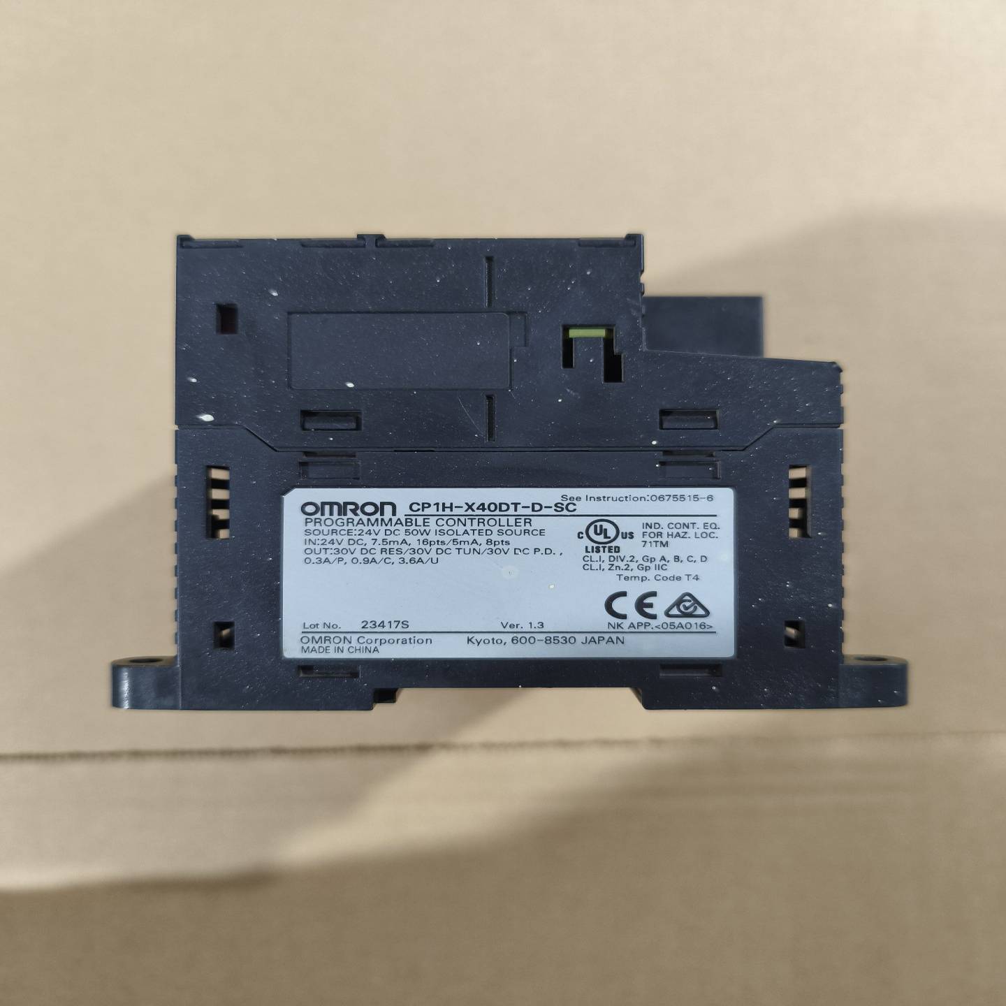 咨询-，CP1H-X40DT-D-SC版本1.3件