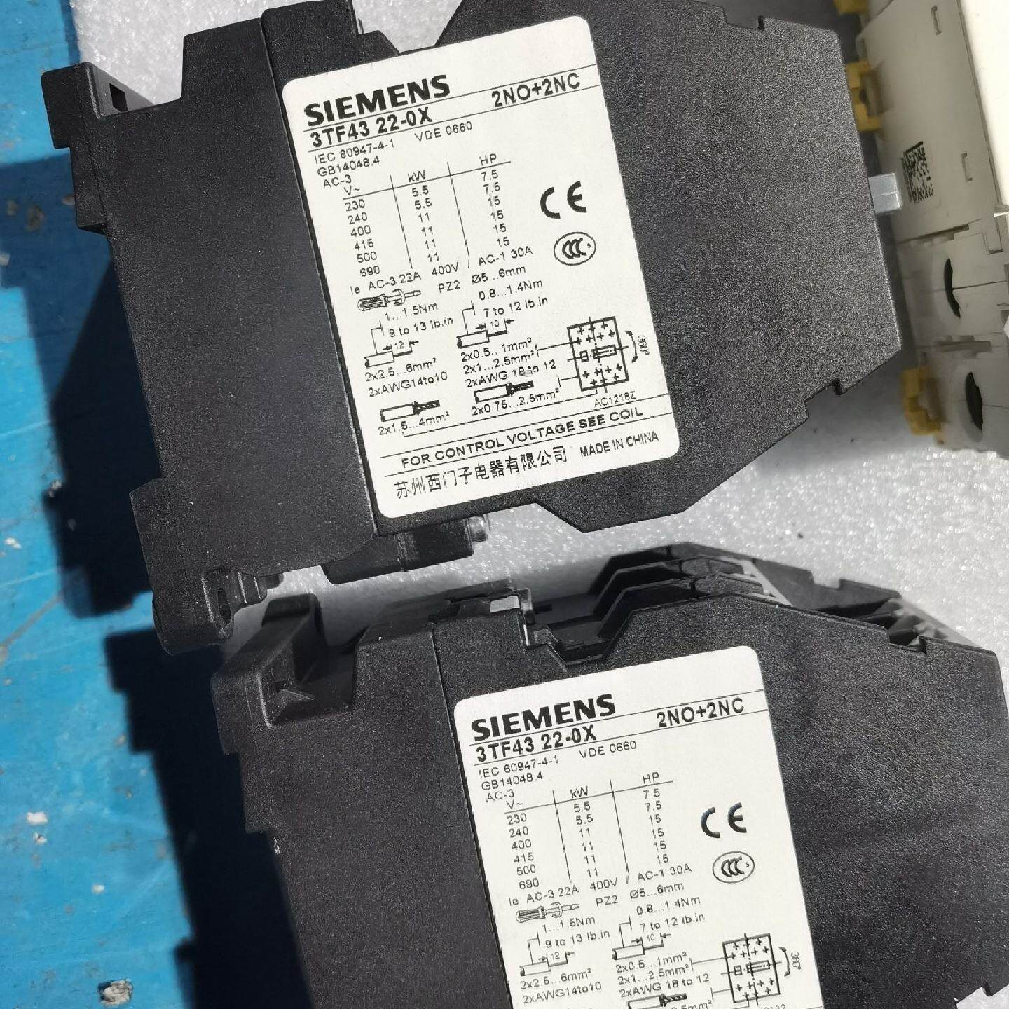 西门子交流接触器，3TF43 22-0X--议价商品