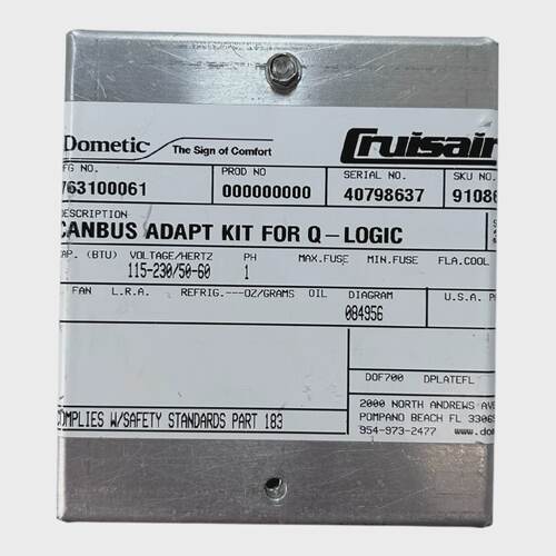 Dometic 763100061 Cruisair Canbus Adapt Kit For QLogic 11523