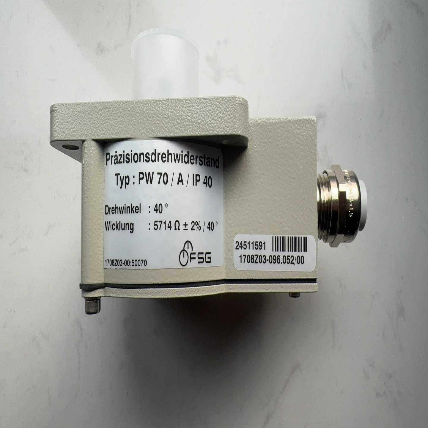 询价FSG电位器PW70/A/IP401708Z0