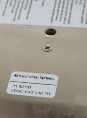ABB 3BSC640008R1  Refurbished【鑫鑫商铺】