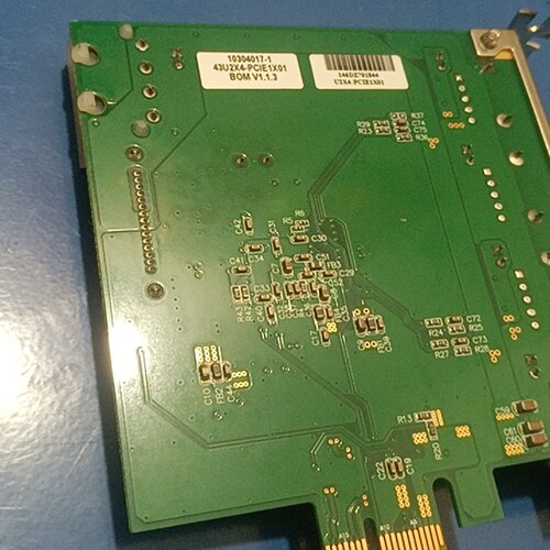 询价-1U2X4PCIE1X01PCIE转4口USB卡US