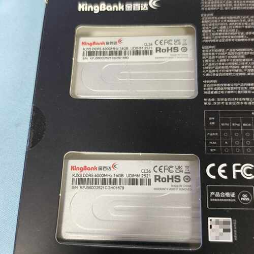 金白达银爵32g16gx2，6000频率16232--议价商品