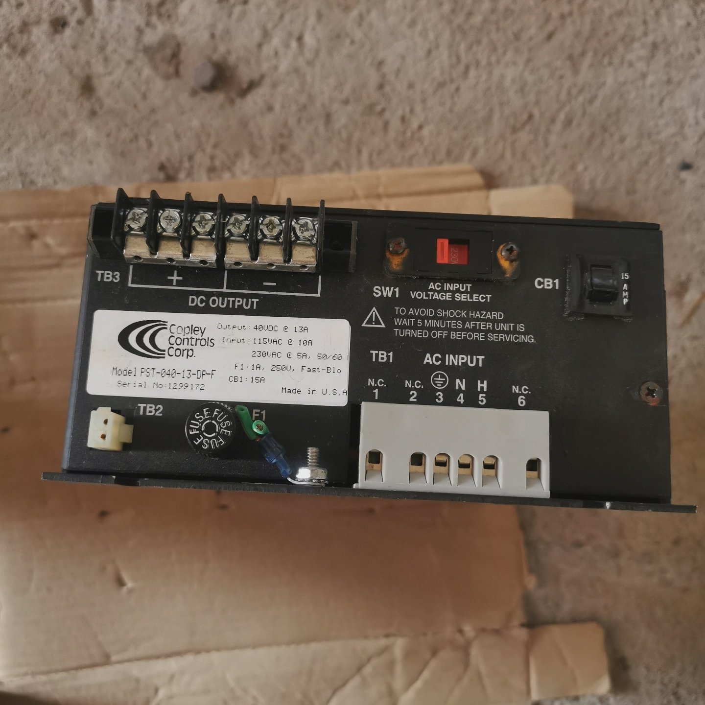 美国原装copley controls电源PST-040-1询价