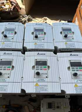 正品拆机台达M系列0.75kw/380vVFD007M43--议价商品