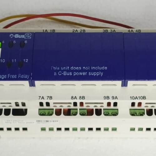 Clipsal CBus 2 L5512RVFP 12Ch Voltage Free Relay Unit Automa