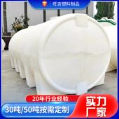 化工5吨卧式 水塔 水塔户外20吨加厚塑料储水罐耐腐蚀30吨PE卧式
