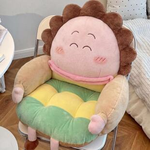 可爱靠枕坐垫新款 久坐懒人屁垫 2026柔软毛绒娃娃玩偶靠垫爆款