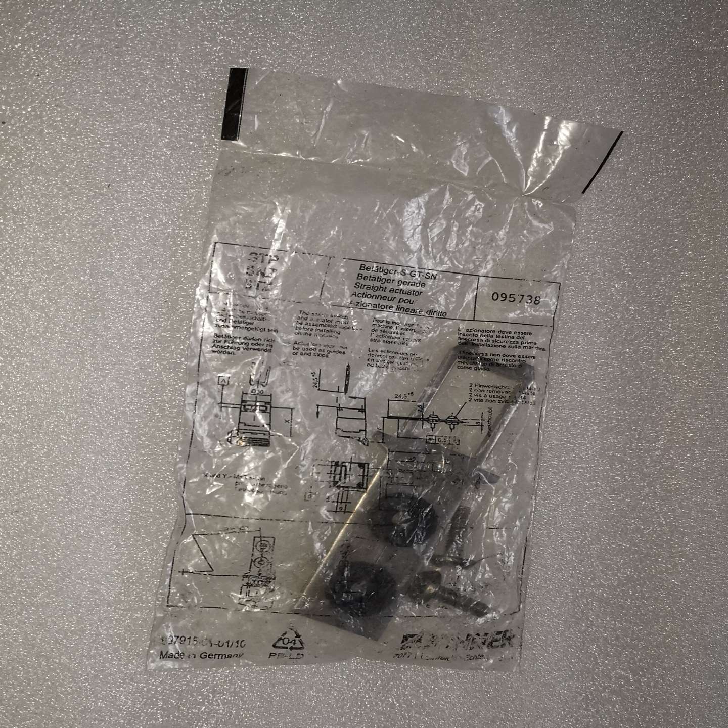 安士能EUCHNER门插销 ACTUATOR-S-GT-SN~询价