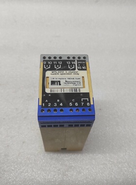 MEASUREMENT TECHNOLOGY MTL2212 3CH SWITCH OPERATED RELAY 24V
