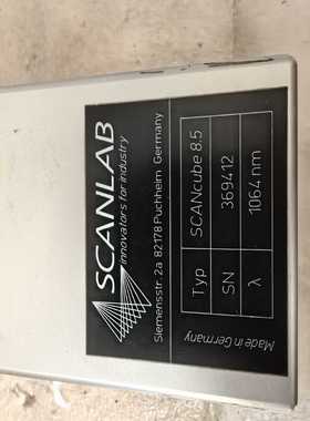 德国进口 SCANLAB 振镜 SCANcube 8.5一议价商品