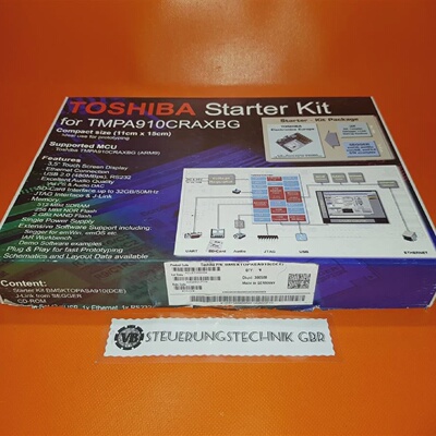 Toshiba Starter Kit for TMPA910CRAXBG *BMSTOPASA910 DCE incl