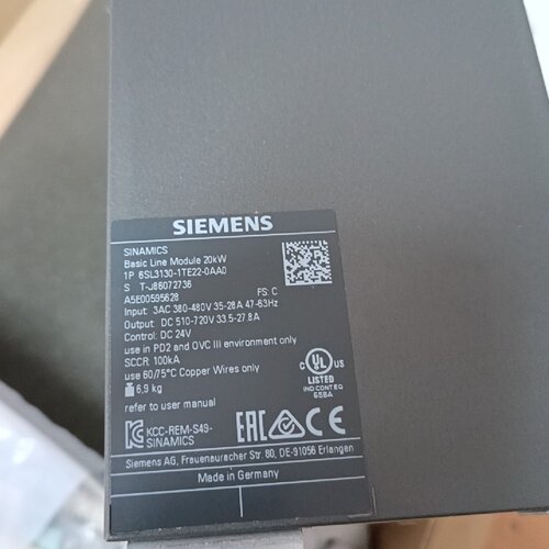 溢价-SINAMICS Basic Line Module