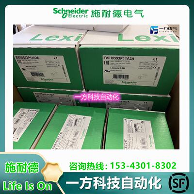 议价BSH0553P11A2A施耐德电机1.3 NM  IP40 全新原装 BSH0553P11A