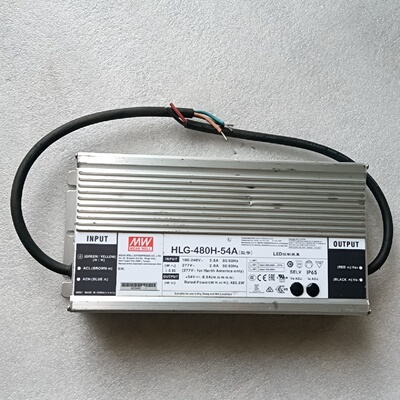 明纬防水电源HLG480H54A输入100240V-议价