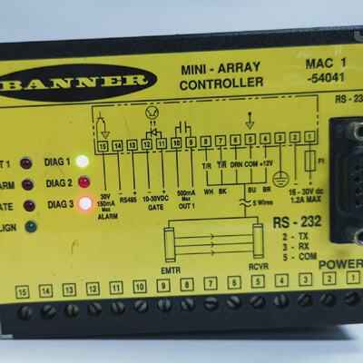 17912BANNER迷你阵列控制器RS232MAC154041