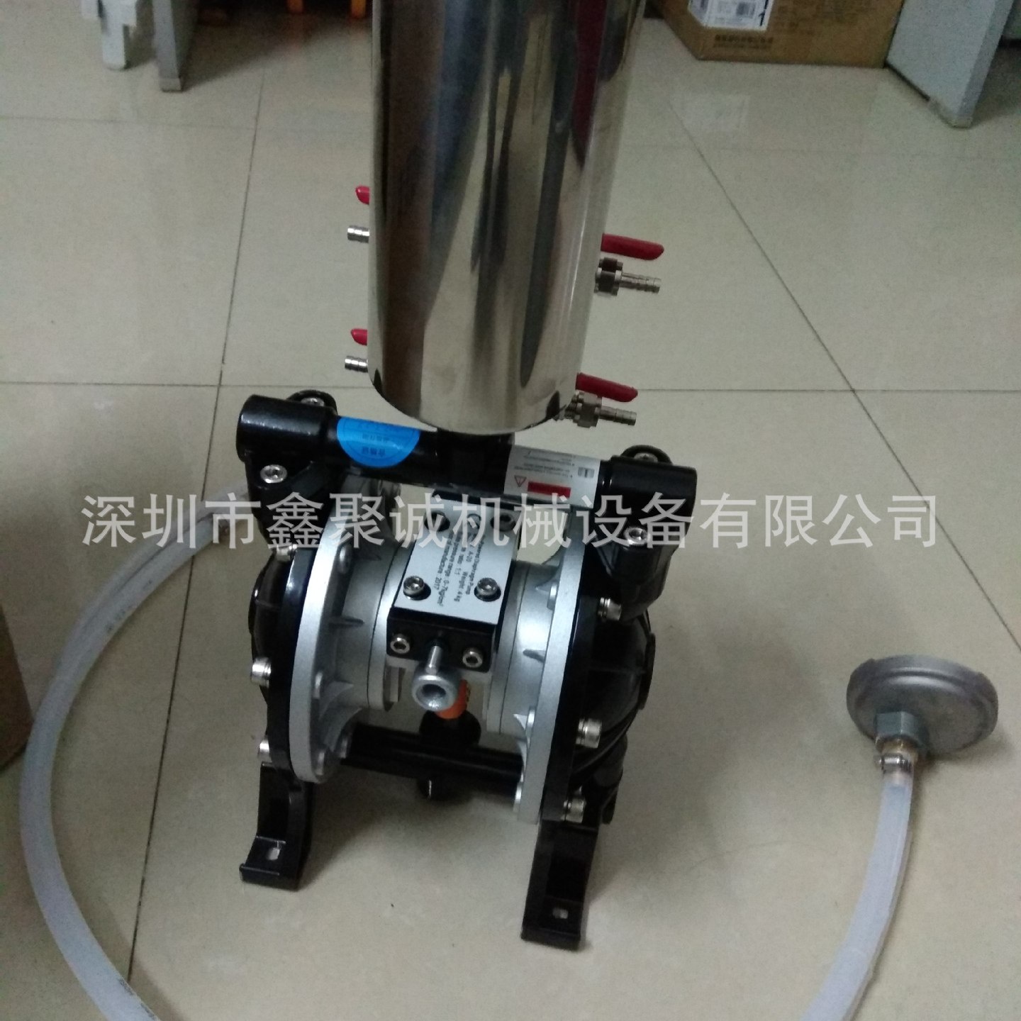 台湾惠宏气动隔膜泵A-20喷枪泵浦油漆泵稳压喷漆泵双隔膜泵浦