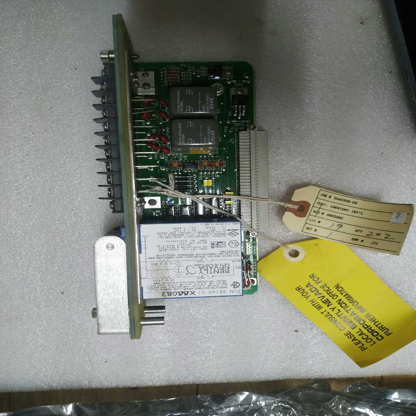 BENTLYNEVADA本特利，，P/N8814询价