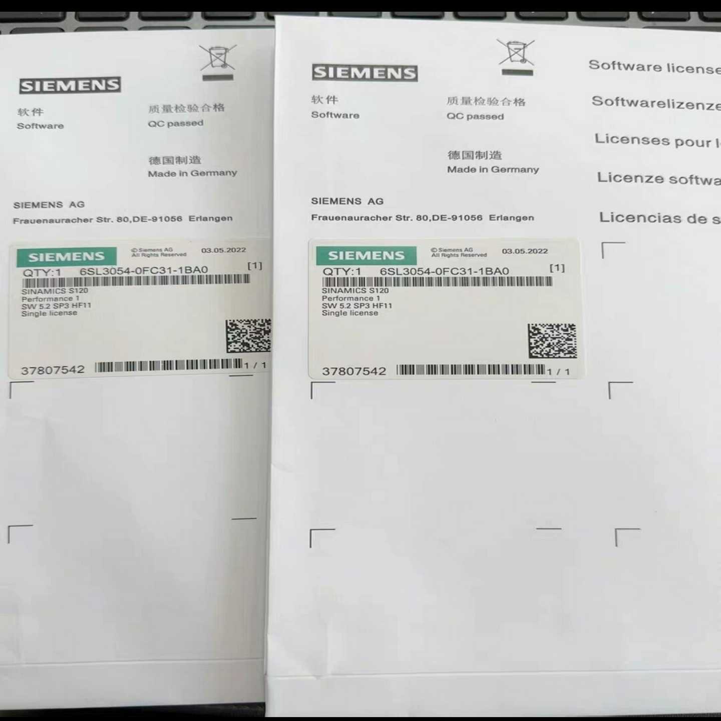 【议价】未拆封内存卡6SL3054-0FC31-1适用