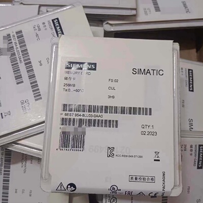6ES79548LL030AA0西门子储存卡内存卡2-询