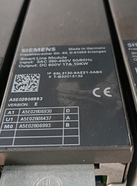 溢价-电源6SL31306AE210AB0德国制造