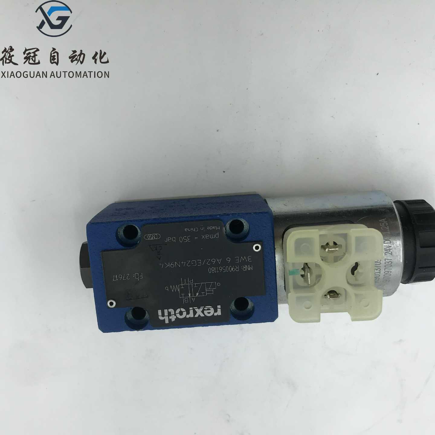 REXROTH力士D乐电磁阀，换向阀型号3WE6A62-EG24N9K4