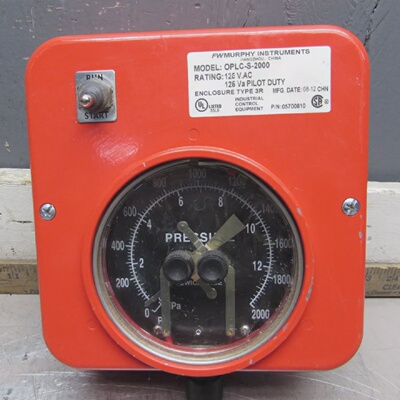 MURPHYOPLCS2000压力开关125VAC类型3R全新带盒优惠