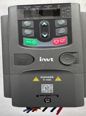 英威腾变频器GD200A-0R7G-4  0.75KW顺丰包【卡奥电子】