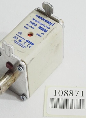 议价Mersen Sicherung Nh00gg40v160 160A 400Vac Nh00 100Ka适用