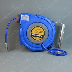 8x12气管自动伸缩卷轴卷管器气鼓卷线器PU夹纱管卷轴气鼓卷管器