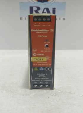 WeidmullerPRO-M,CPMSNT70W24V3A电源模块8951330000(免费