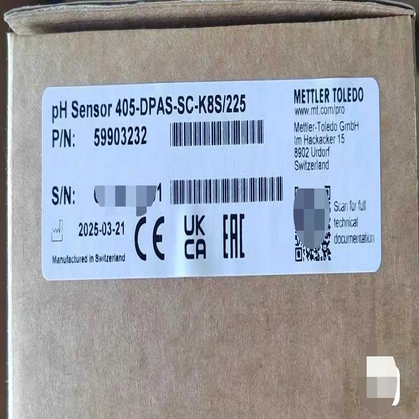 405-DPAS-SC-K8S/225pH电极