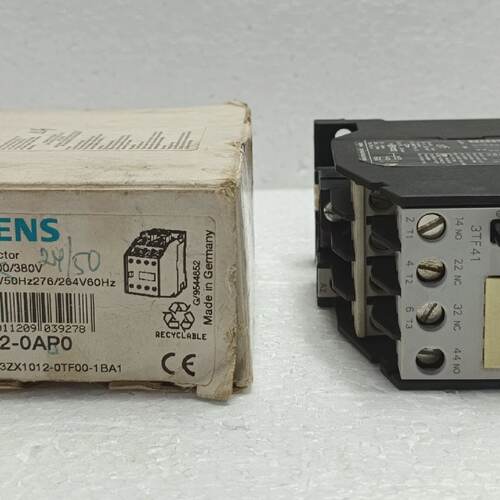 SIEMENS 3TF41 220AP0 Contactor 5.5kW AC3 2NO2NC 230V 5060Hz