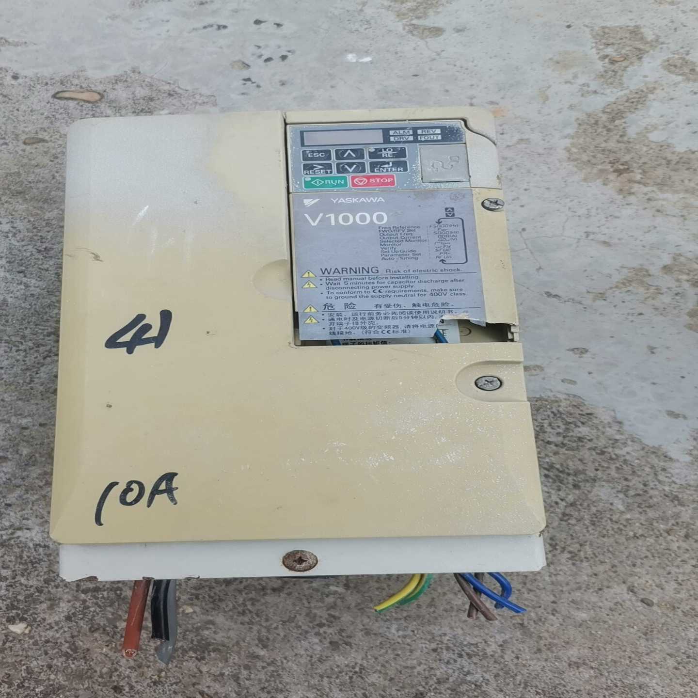 7.5kw安川变频器CIMR-VB4A0018FBA，有询价