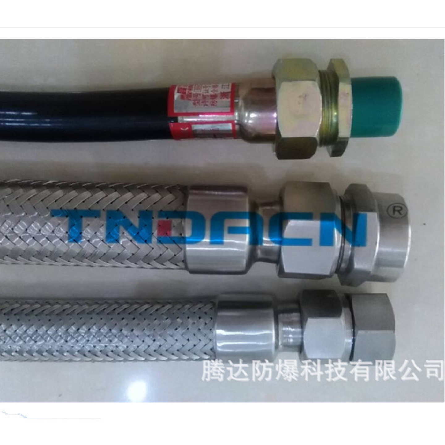 现货供应304不锈钢防爆挠性软管dn15-50/80编织穿线软管防静电