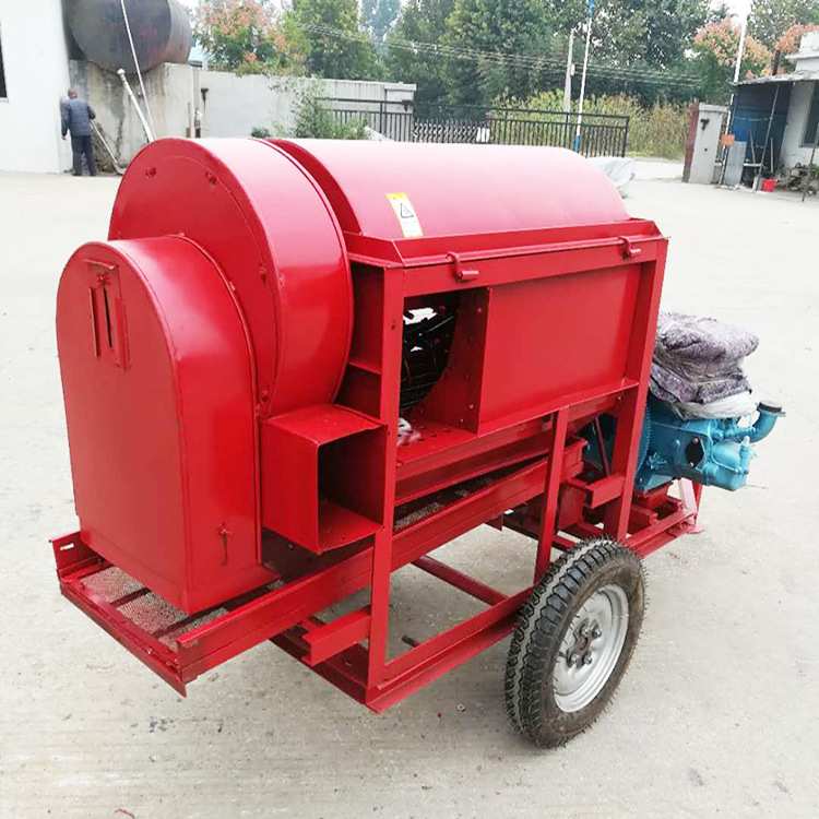 现货供应稻麦脱粒机柴电两用高梁小麦谷物90型新款农用稻麦脱粒机