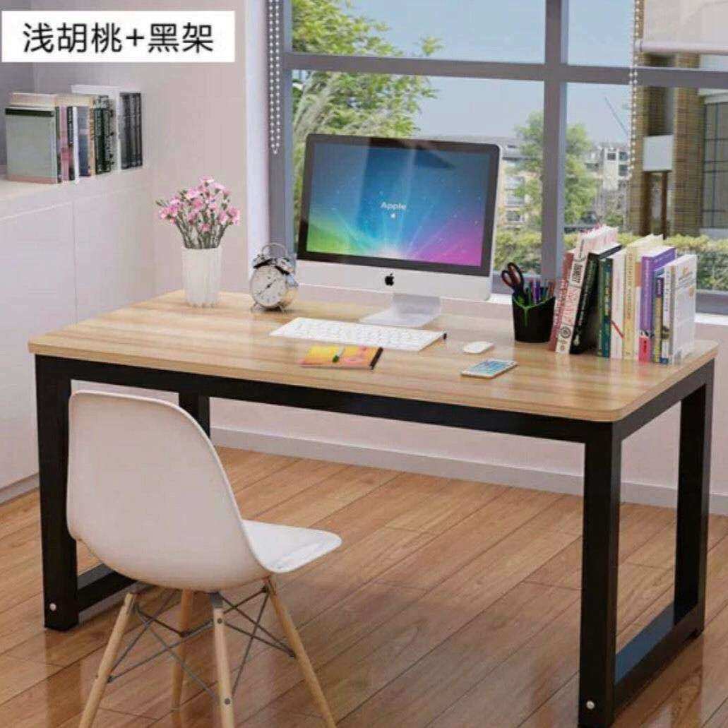 123电脑桌台式家用卧室简易书桌办公桌学生学习写字桌人造板其他