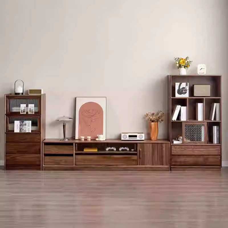 黑胡桃木全实木电视柜现代简约客厅家用小户型储物柜原木视听柜,鲜花速递/花卉仿真/绿植园艺,割草机/草坪机,淘宝优惠券,粉丝福利购,淘宝优惠卷