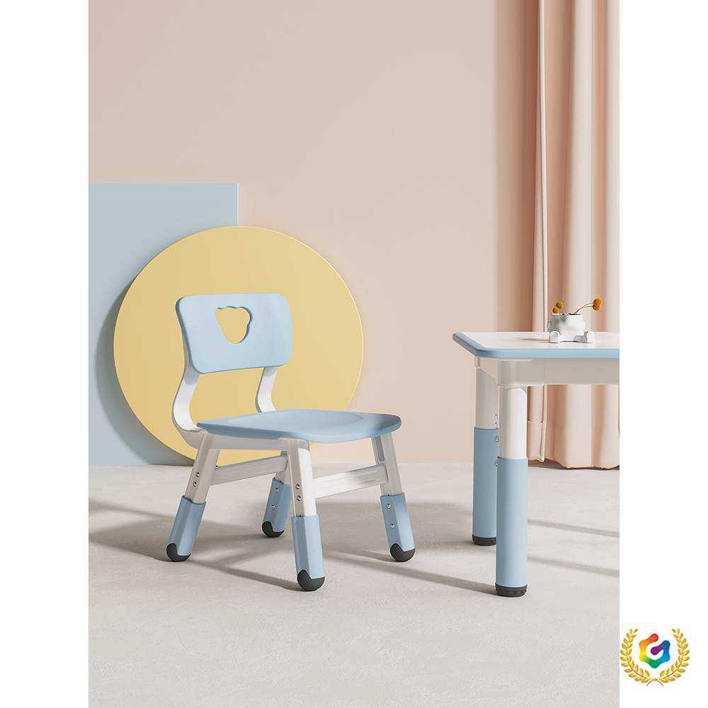 ?育才儿童椅子幼儿园塑料靠背座椅婴儿防滑板凳宝宝垫脚小凳子家