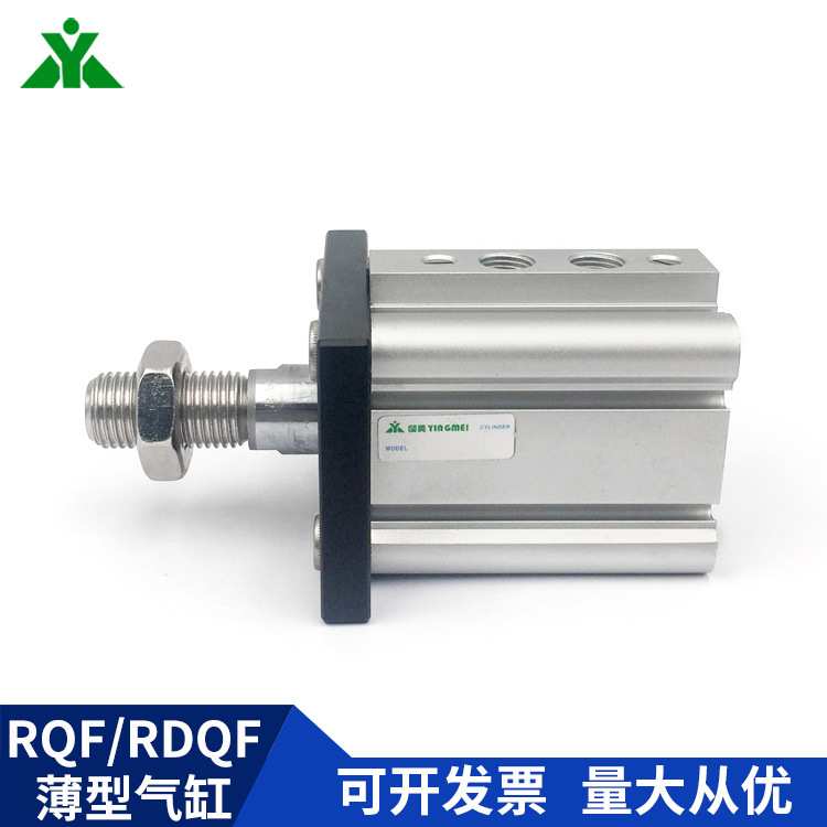 RQF20/RDQF20-20-25-30-35-40-45-50-75-100-M上法兰板气缓冲气缸