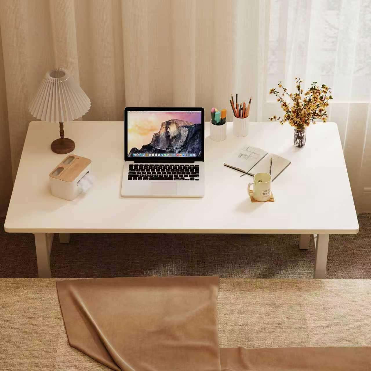 可折叠茶几客厅家用长方形矮桌子户外出租屋靠边站叠餐桌简易方桌