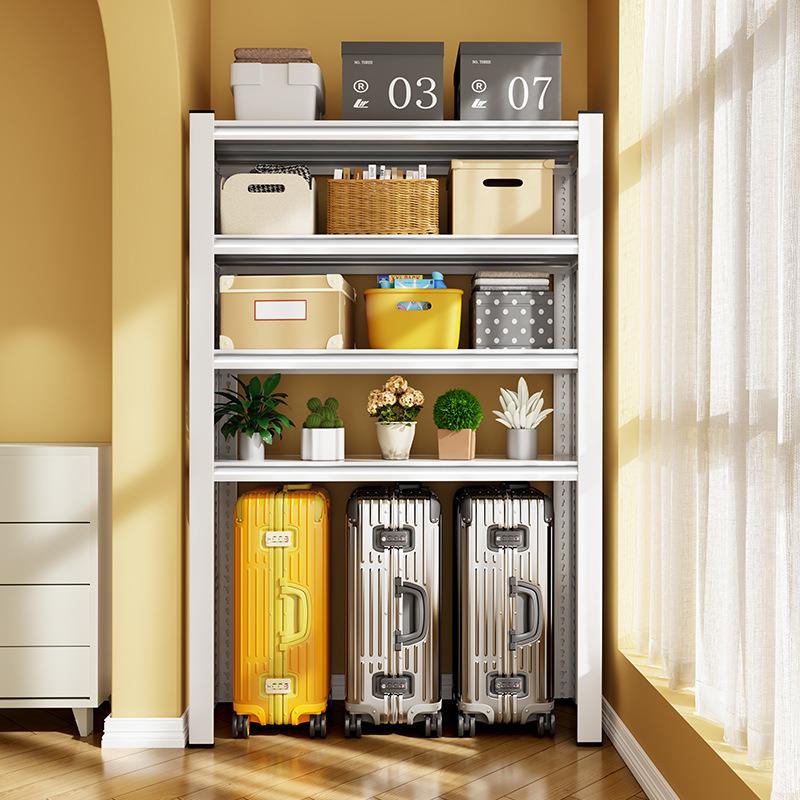 家用阳台货架置物架多层下空式储物架收纳架落地仓库货物架铁架子