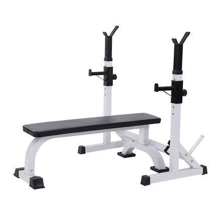 杠铃架深蹲架卧推器健身器材家用男士龙门架卧推床杠铃套装可调高