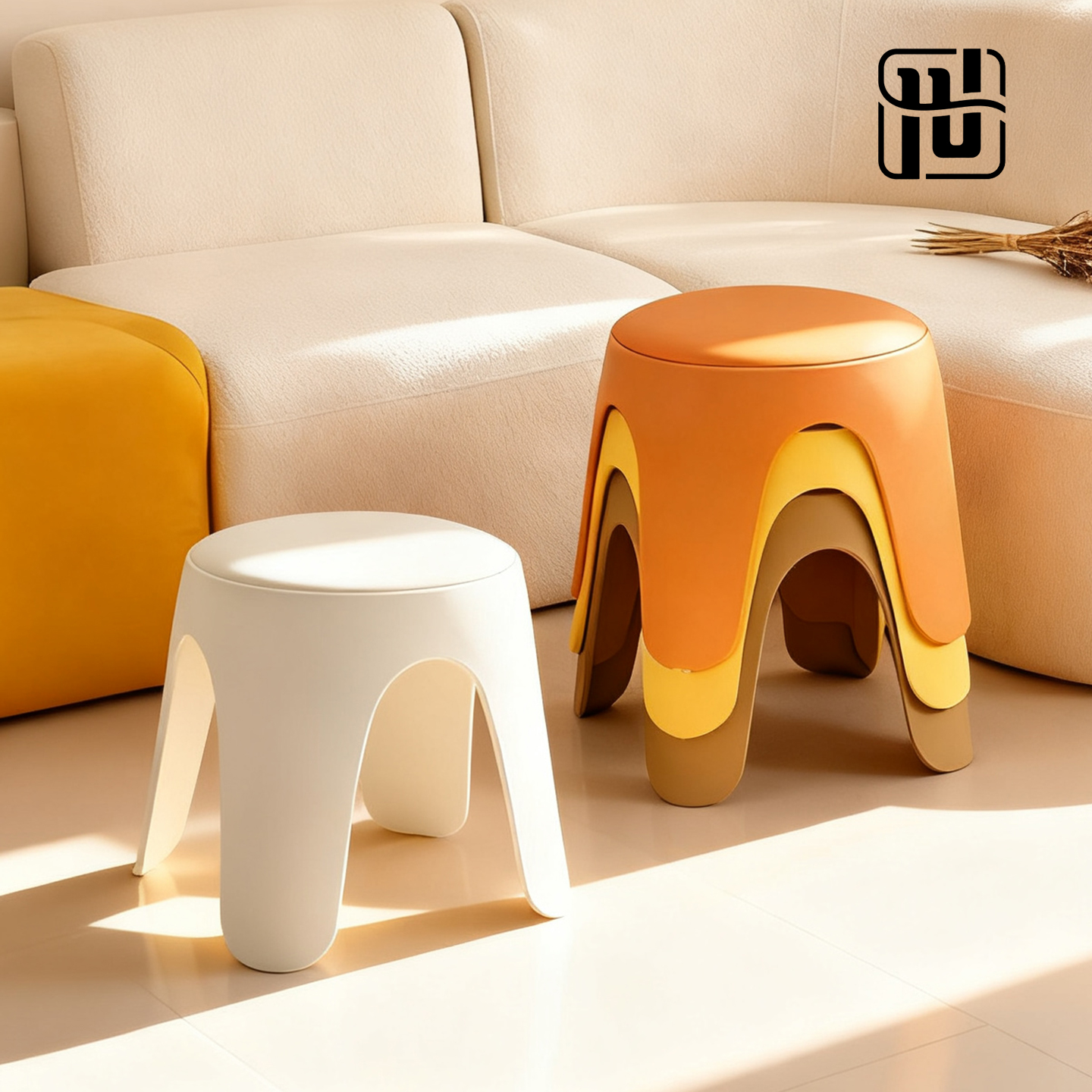 塑料小凳子家用结实耐用高级感