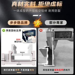 铝合金伸缩梯子家用升降梯工程专用直梯加厚摺叠爬梯踏步阶梯铝梯