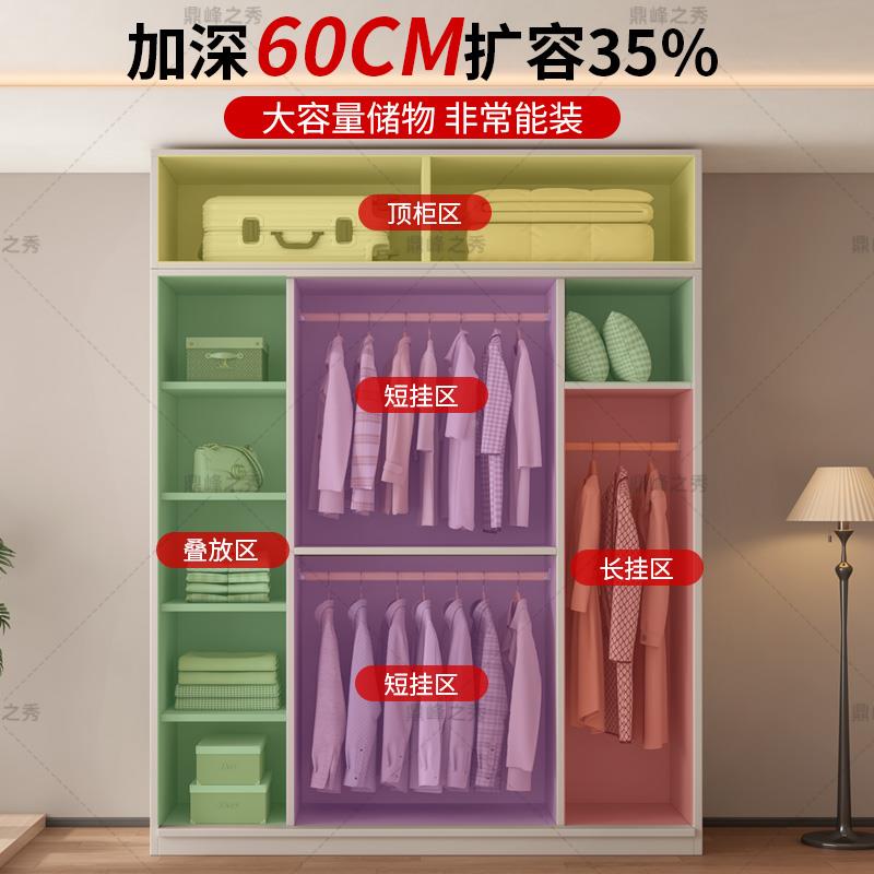 实木衣柜9087家卧用20户25新款室现代简约小型童衣橱出租儿房成品
