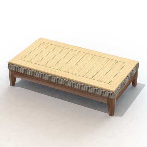 厂家 户外柚木沙发室外庭院藤编家具别墅露天花园休闲柚木沙发