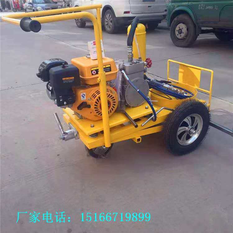 高压柱塞泵冷喷划线机隔膜泵马路油漆画线机加强型常温划线机图片