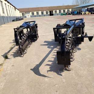 拖拉机牵引式链条开沟机 柴油管道挖沟机机农田果园开沟开槽设备